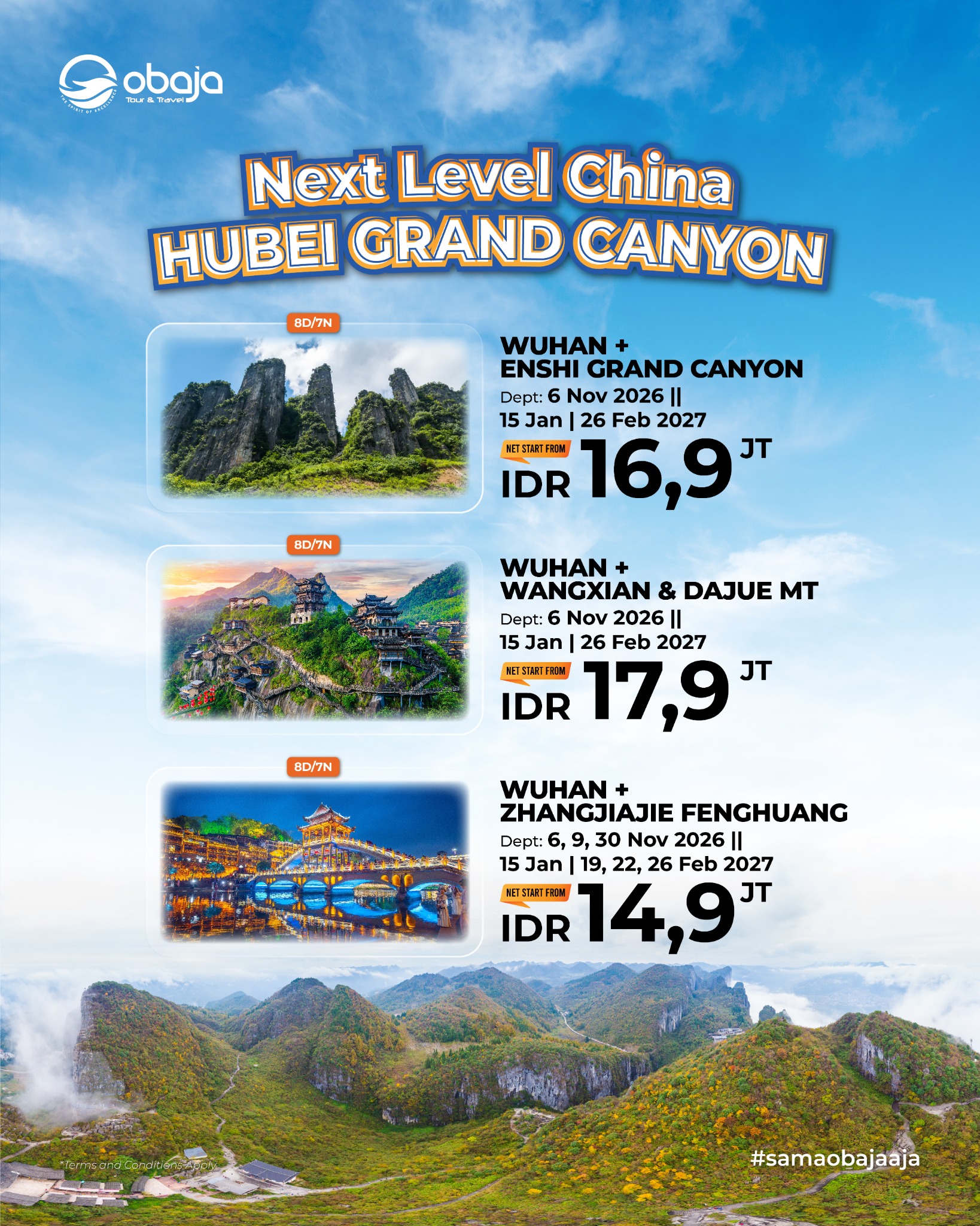 Obaja Tour Travel Facebook ad: Chat with us