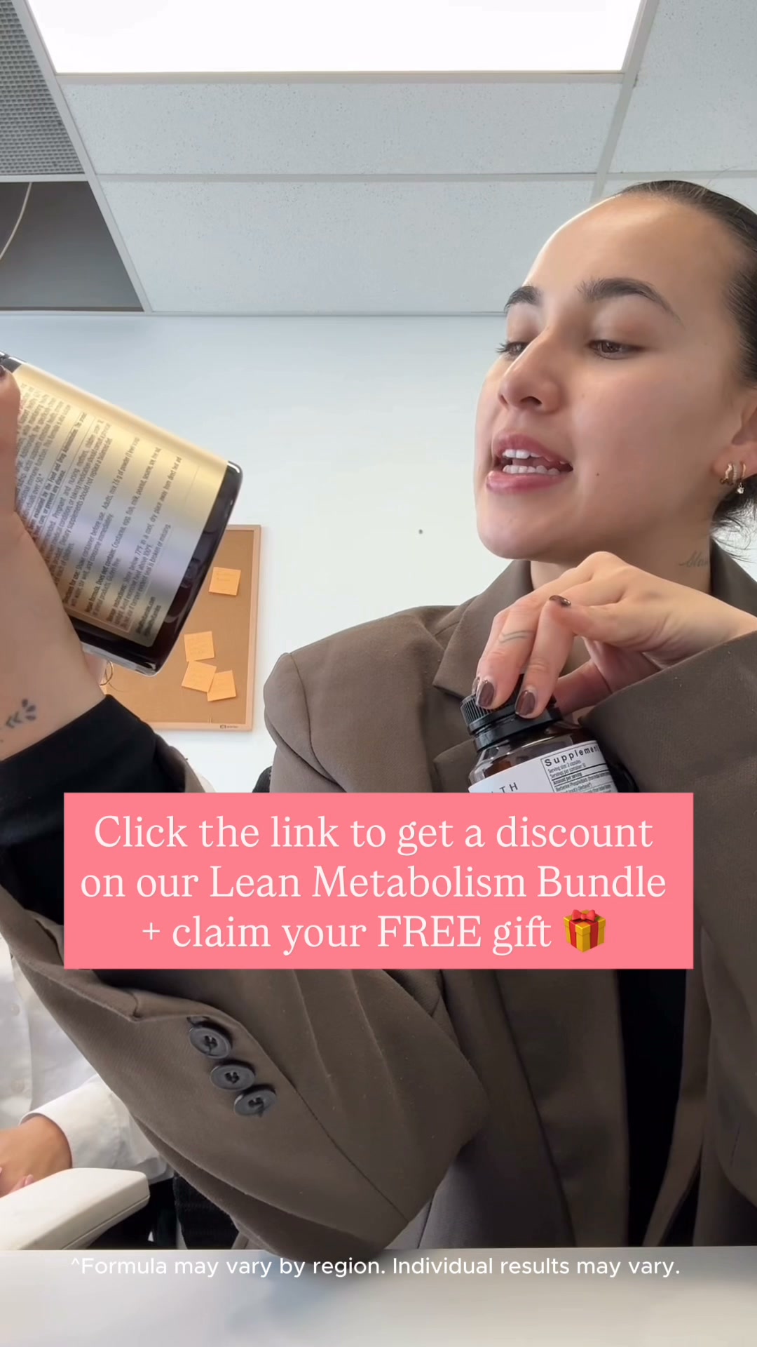 JSHealth Vitamins Facebook ad: GLP-1 + lean metabolism support in 2 easy steps!