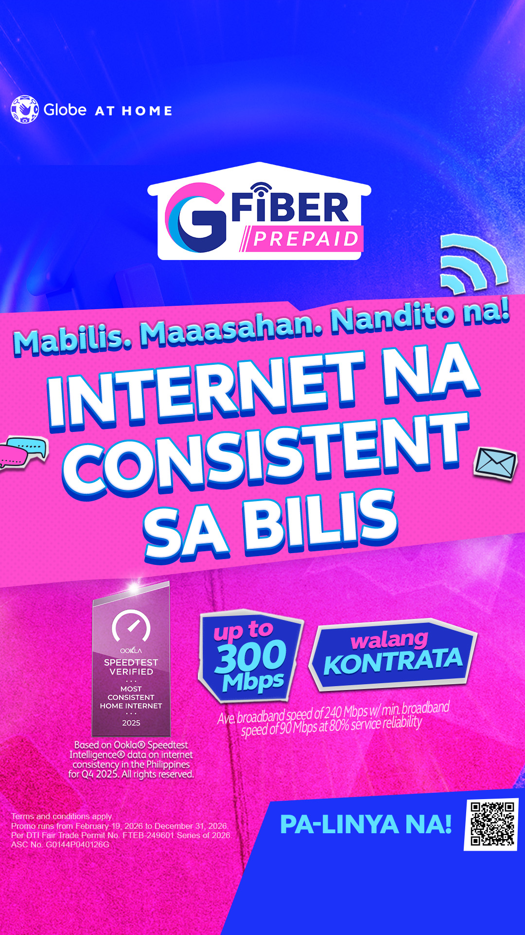 Globe At Home Facebook ad