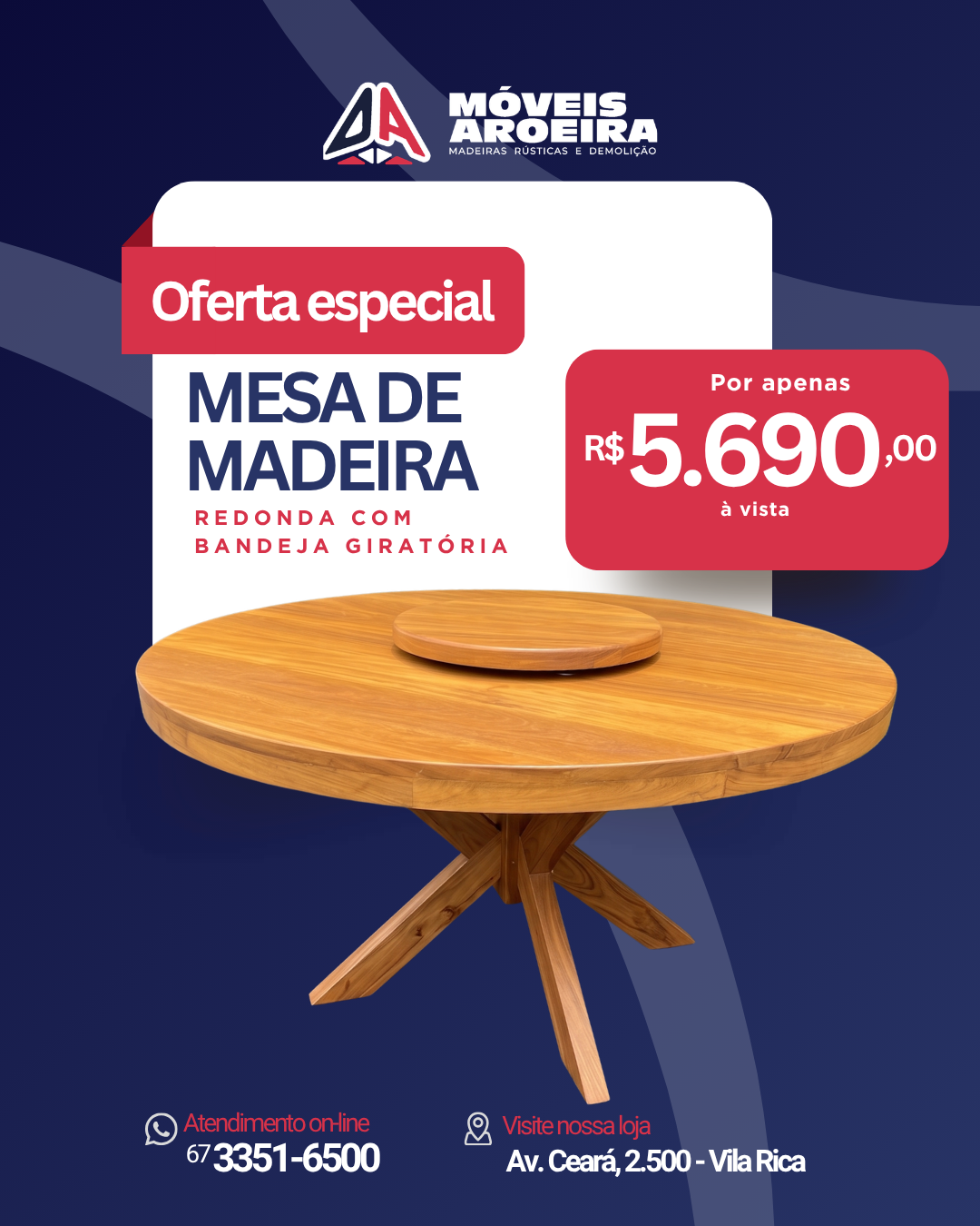 Móveis Aroeira Facebook ad