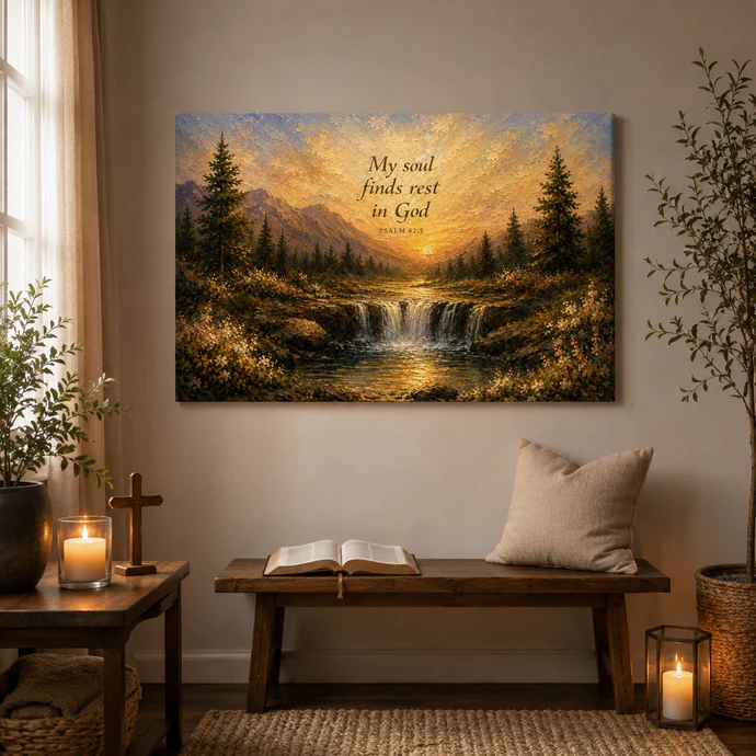 Soul Gift Facebook ad: Let The Day Slow Down With Scripture