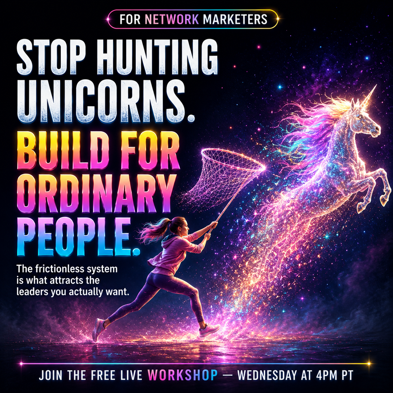 Attraction Marketing Facebook ad