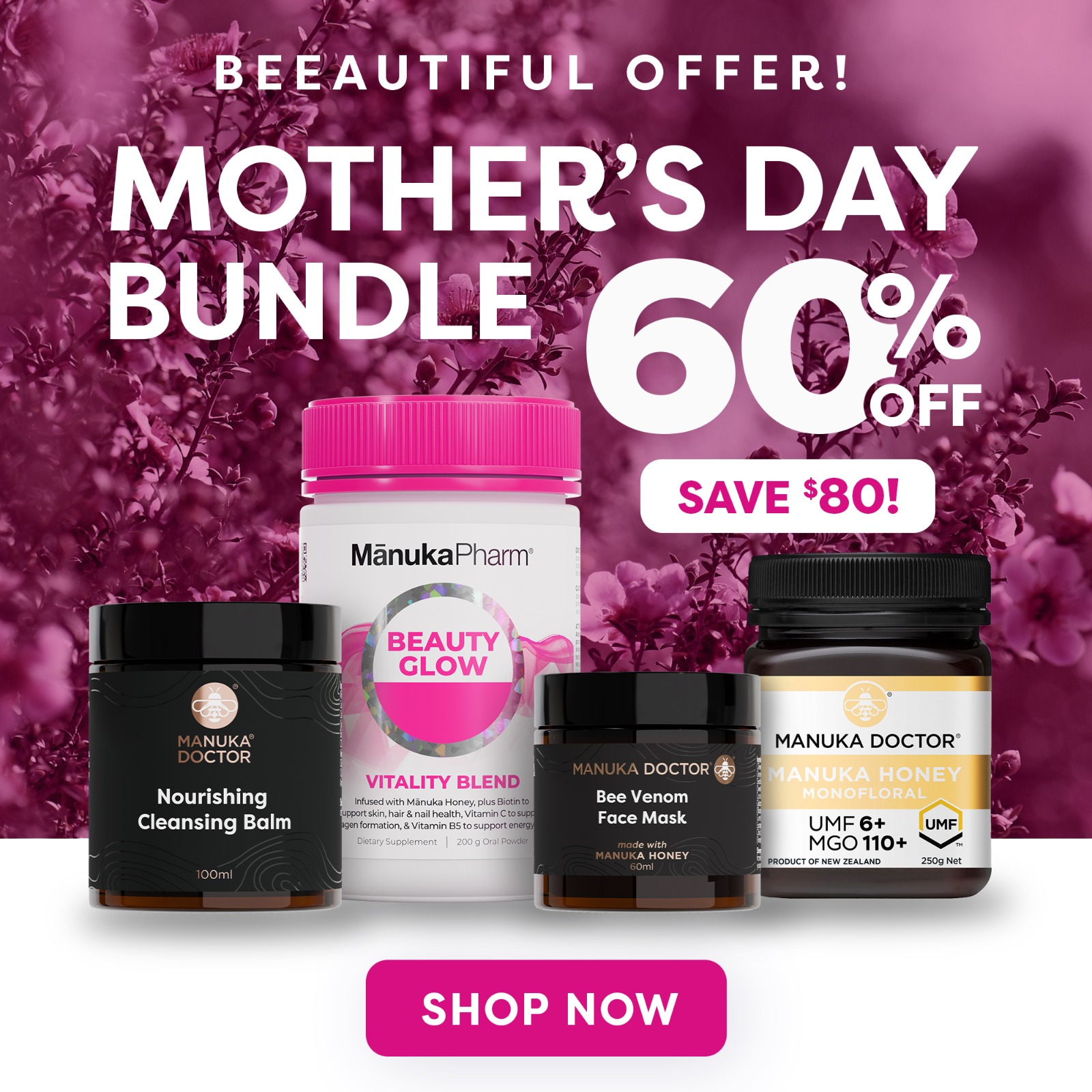 Manuka Doctor New Zealand Facebook ad