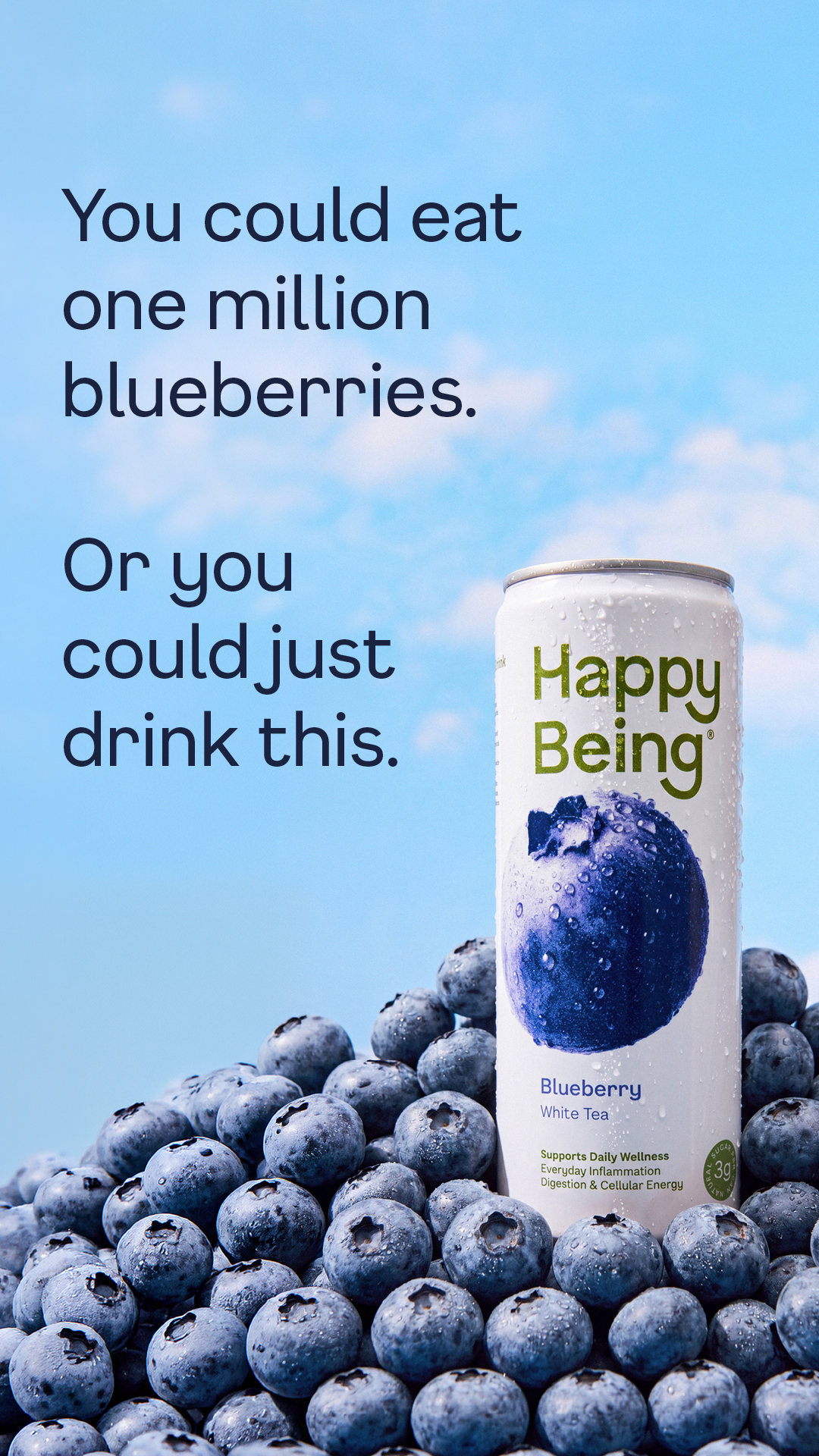 Happy Being Facebook ad