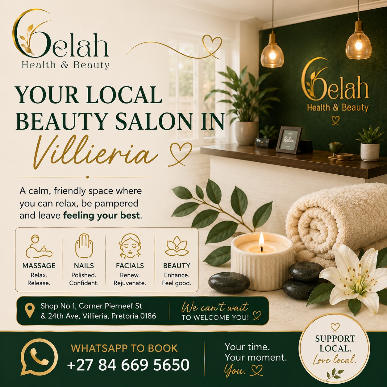 Gelah Health & Beauty Facebook ad