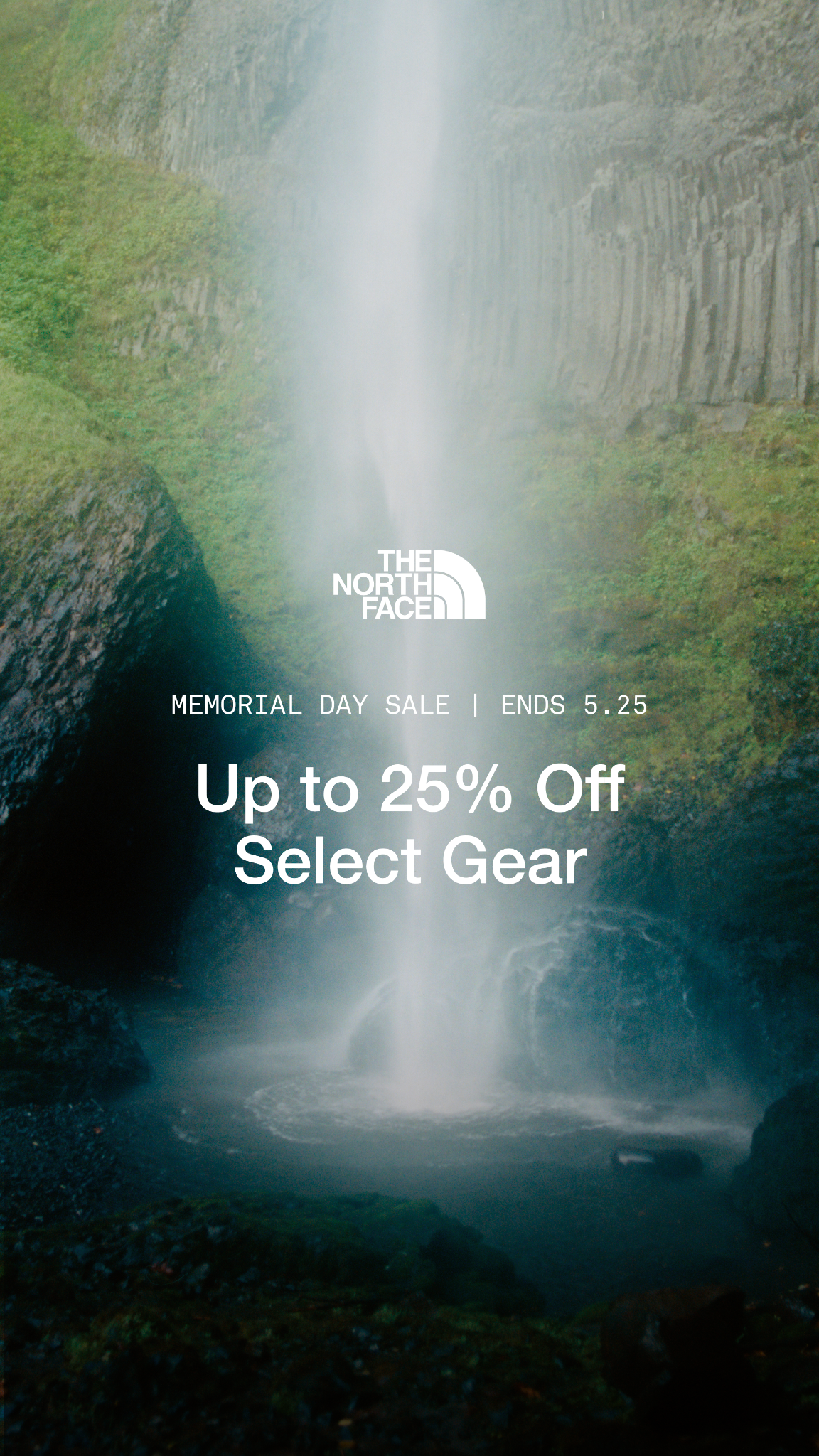 The North Face Facebook ad