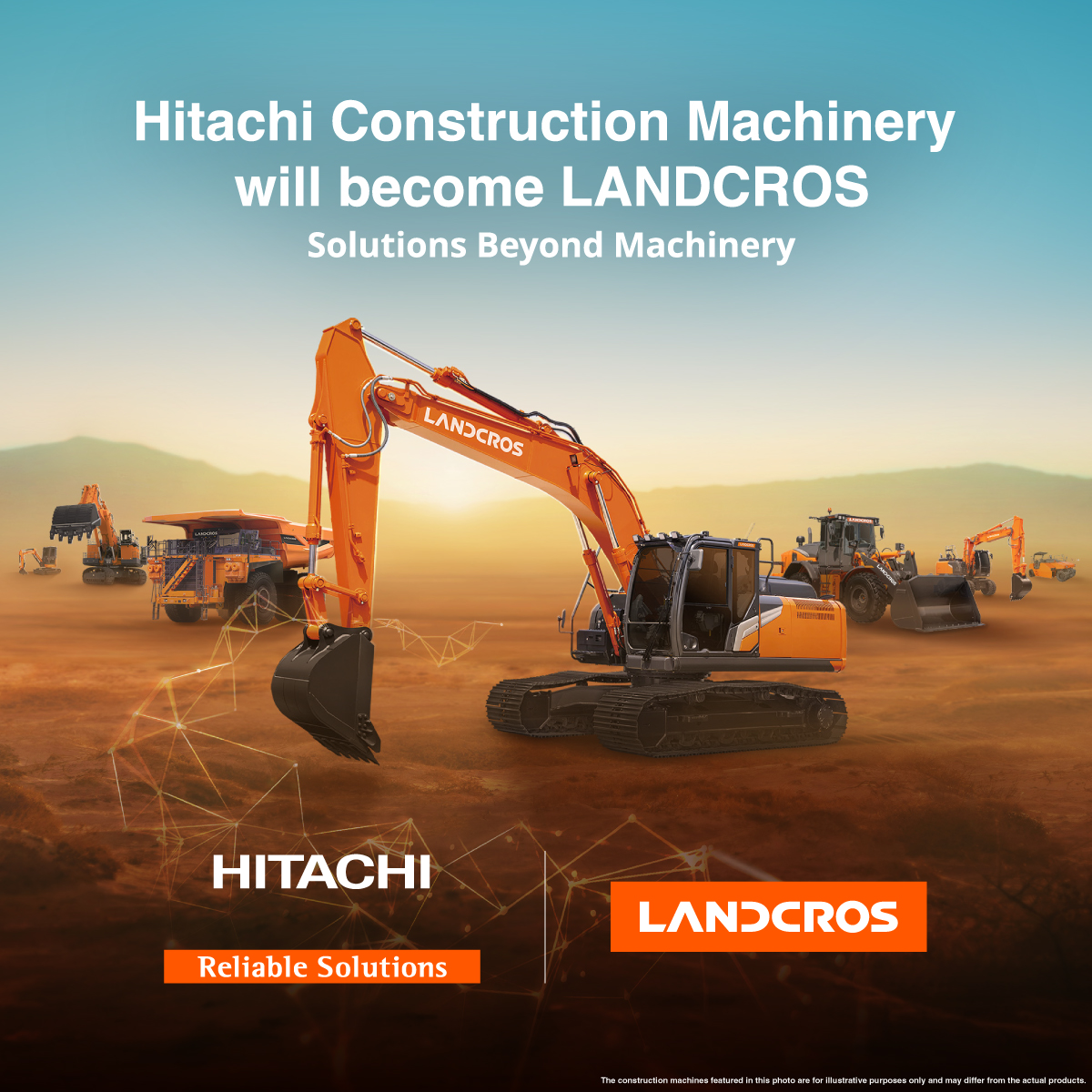 Hitachi Construction Machinery Co., Ltd. Facebook ad: LANDCROS