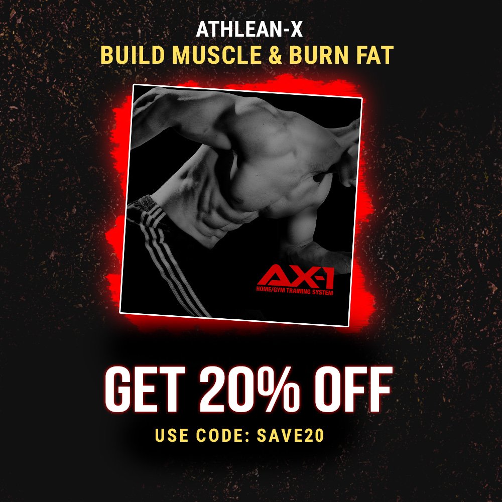 ATHLEAN-X Facebook ad: Get Your 20% Discount Before It's Gone.