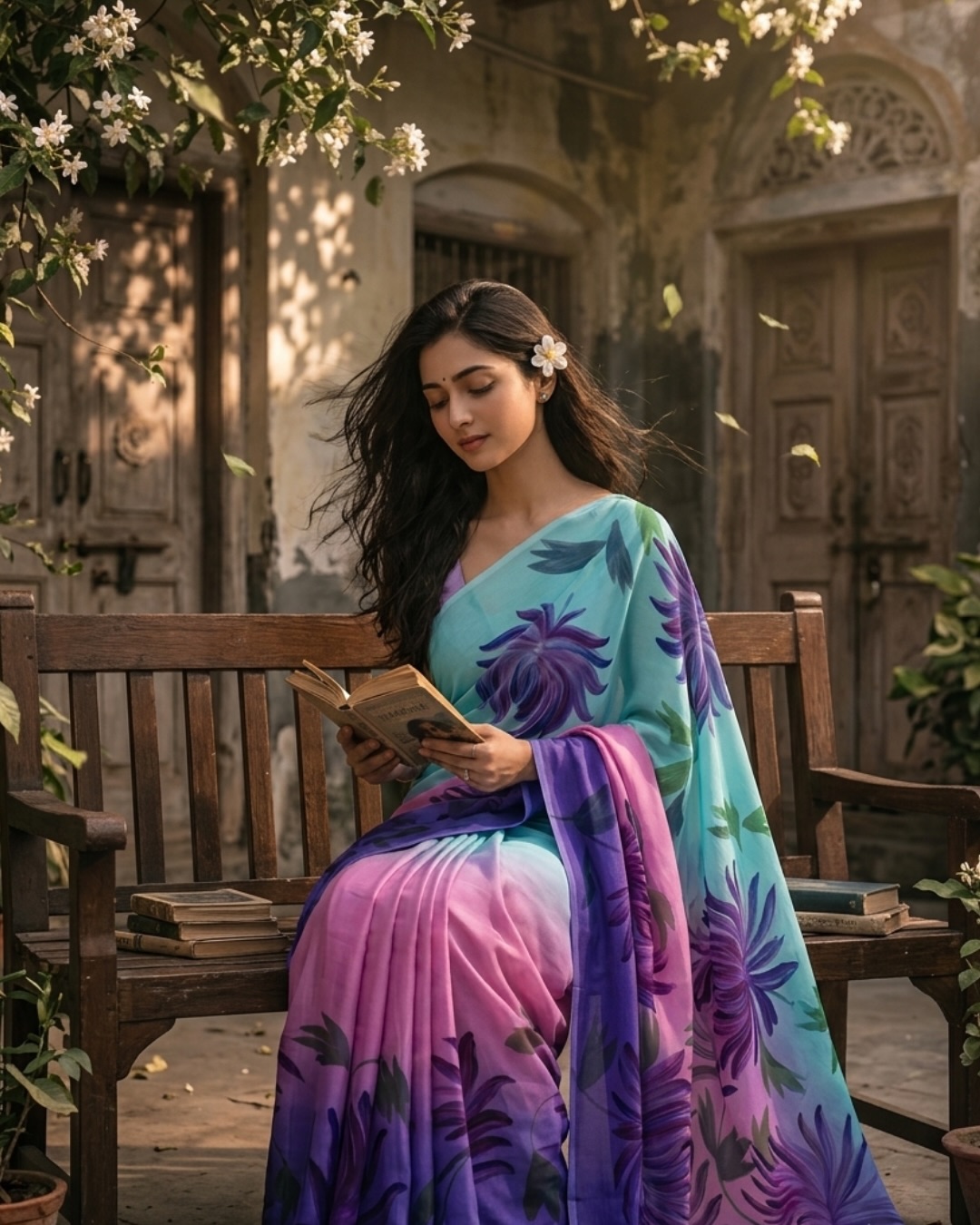 Vichitra Sarees Facebook ad: There is a certain romance in slowing down.