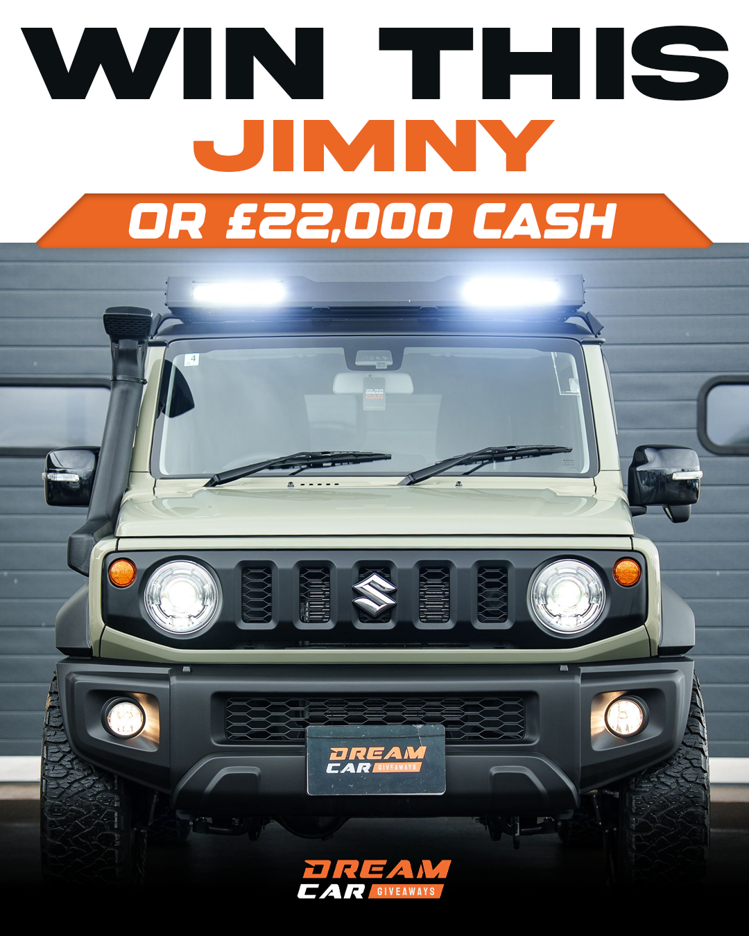 Dream Car Giveaways Facebook ad