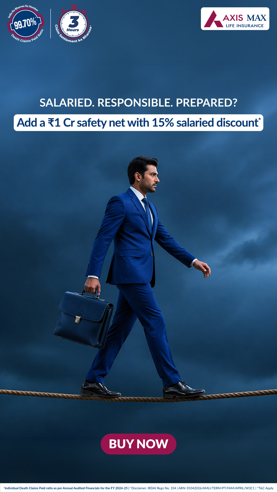 Axis Max Life Insurance Facebook ad