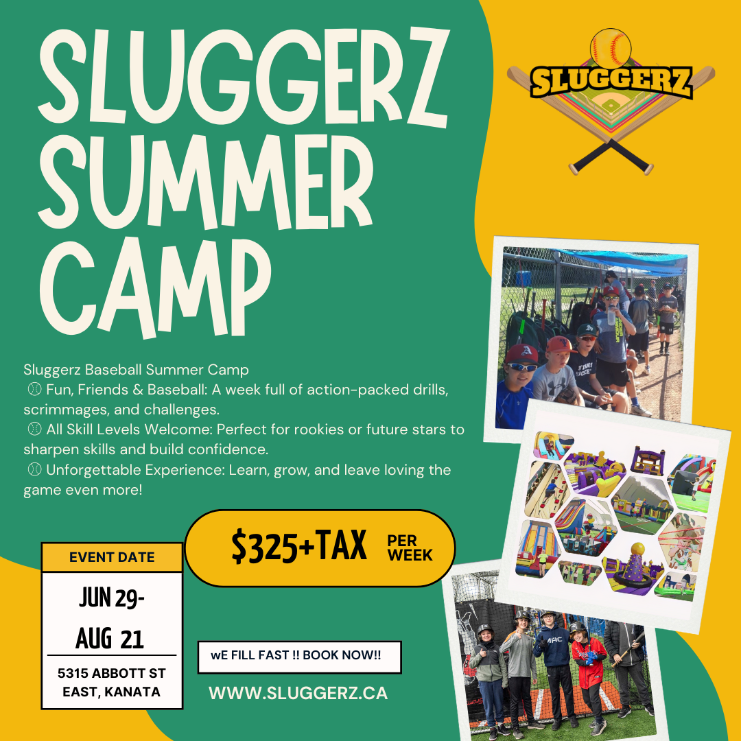 Sluggerz Batting Cages Facebook ad: Sluggerz Summer Camp