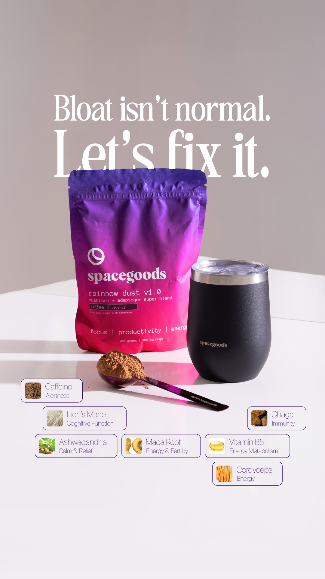 Spacegoods Facebook ad
