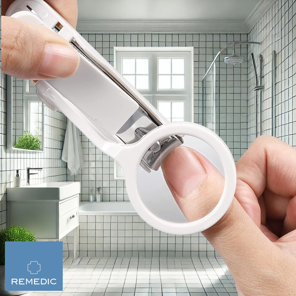 Remedic Facebook ad: Remedic Extra Large Nail Clippers with Magnifier for…