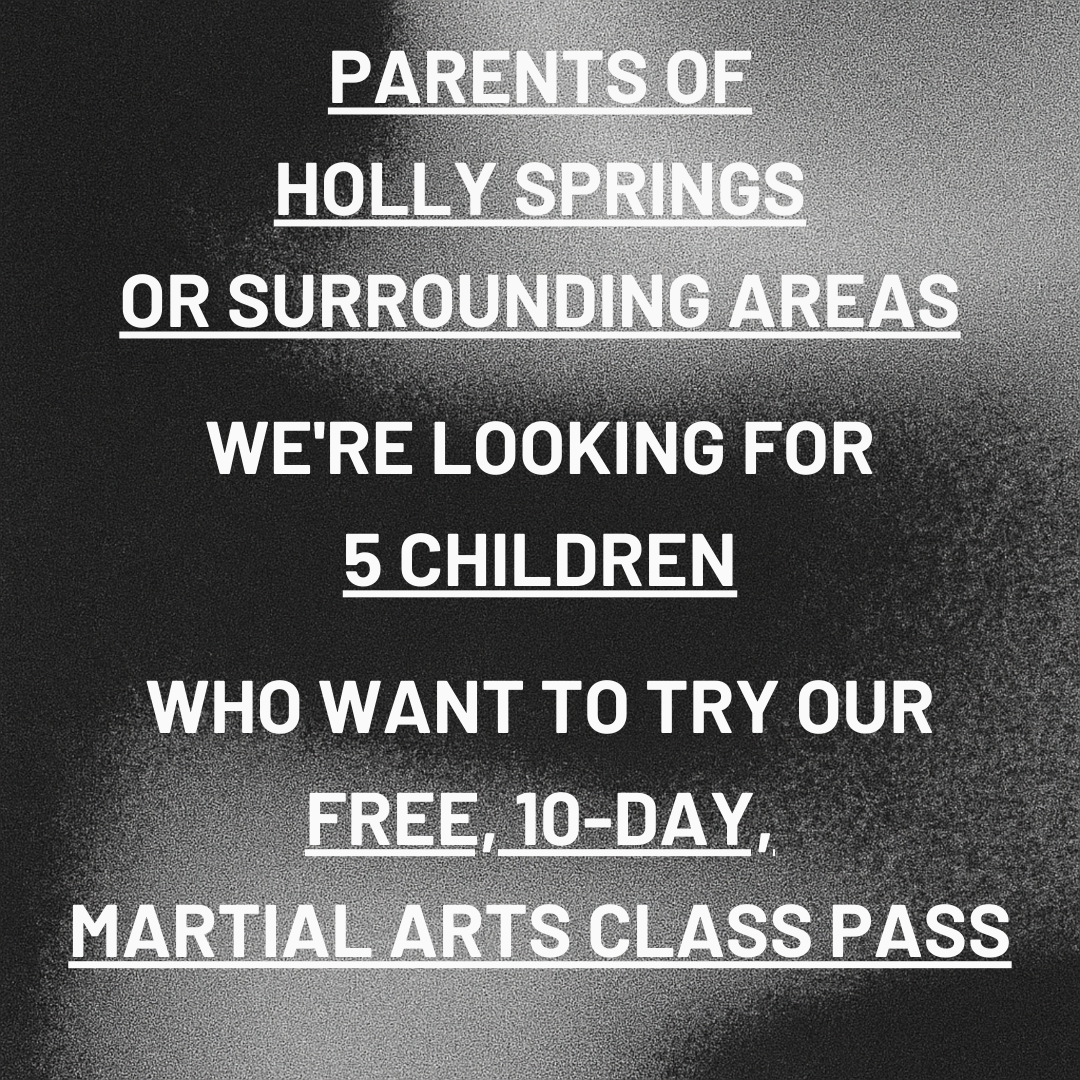 Power Martial Arts Holly Springs NC Facebook ad: Want a FREE 10-Day, Kids Martial Arts Class Pass?