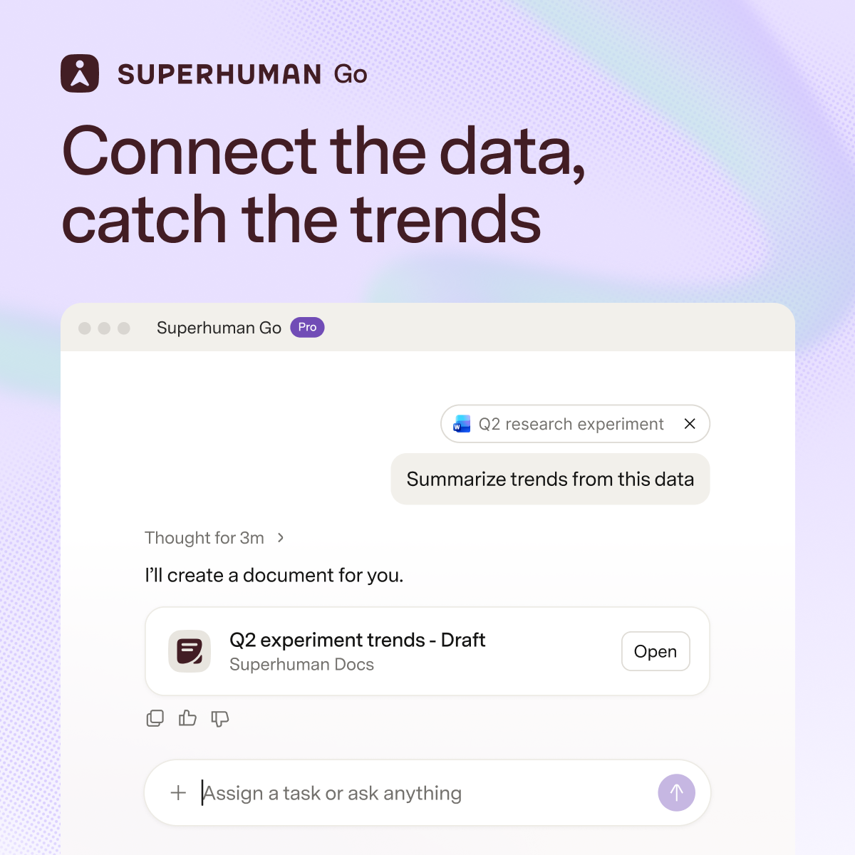Superhuman Facebook ad: Know what needs to happen