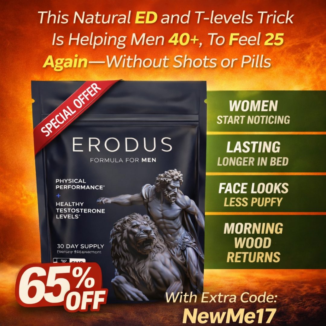 Erodus Formula For Men Facebook ad