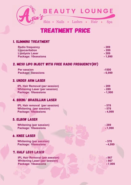 Asia's Aesthetic and Wellness Center Tacloban Facebook ad: We’re here to pamper you from head to…