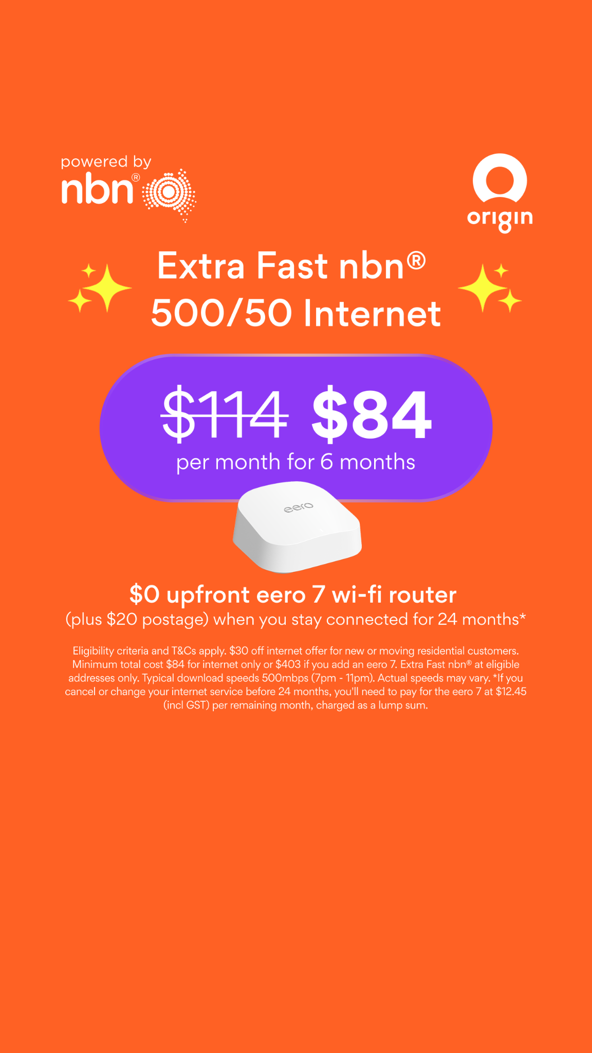 Origin Energy Facebook ad from Aug 14, 2026