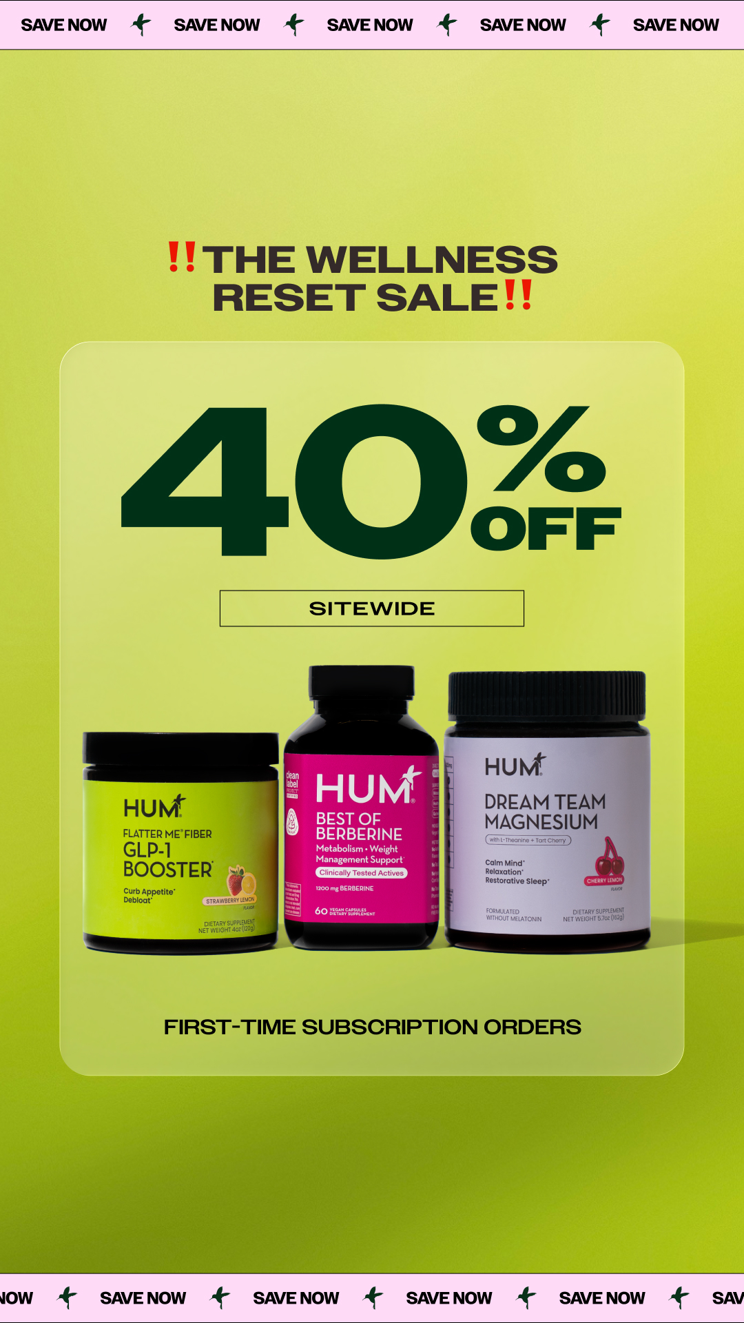 HUM Nutrition Facebook ad