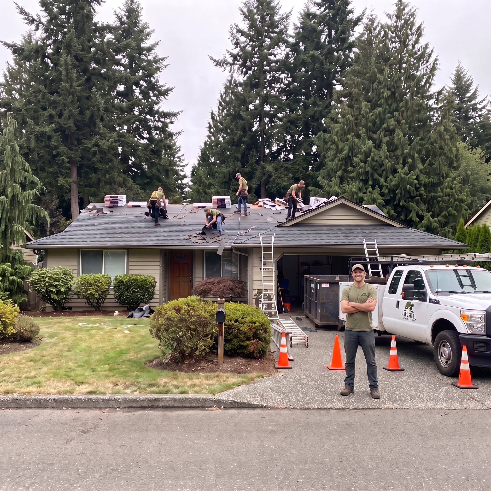 Hard Shell Exteriors Facebook ad: New Roof, Done Right