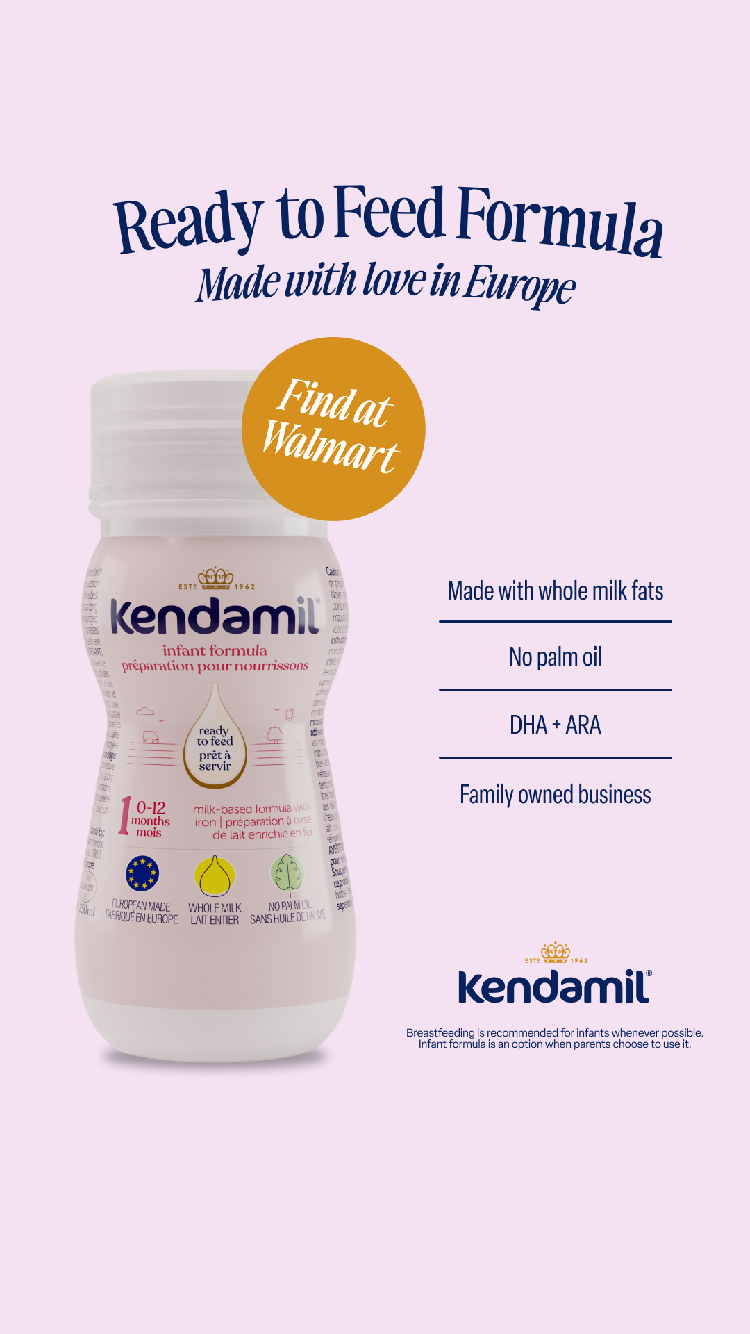 Kendamil Canada Facebook ad