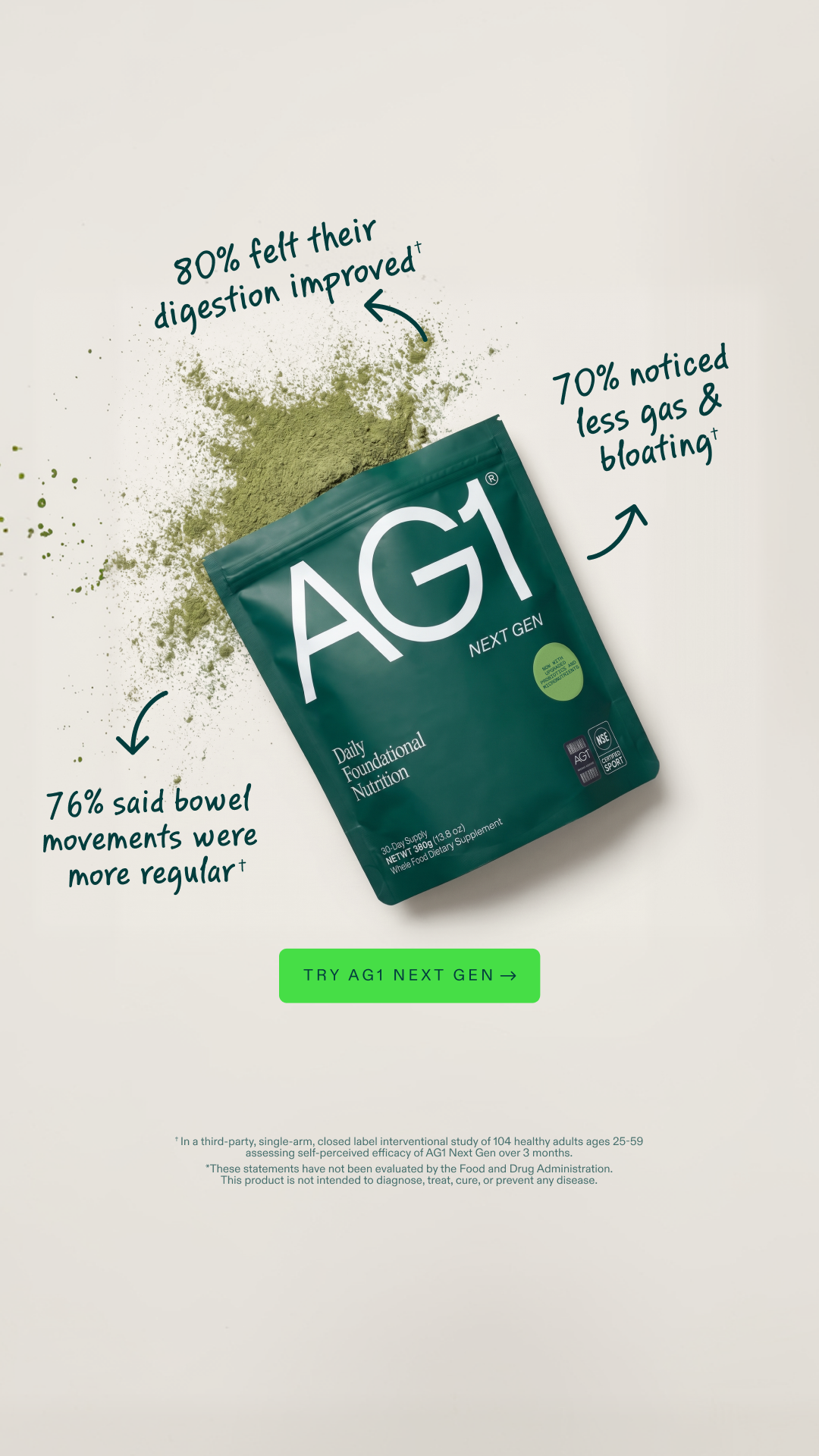 AG1 by Athletic Greens Facebook ad