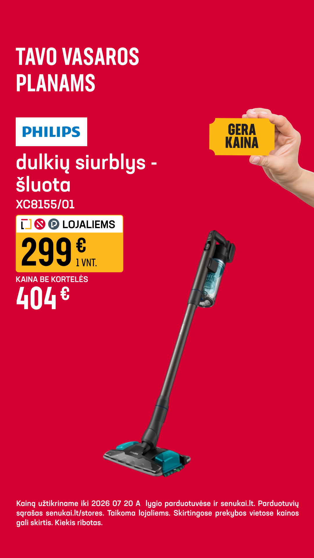 Senukai Facebook ad