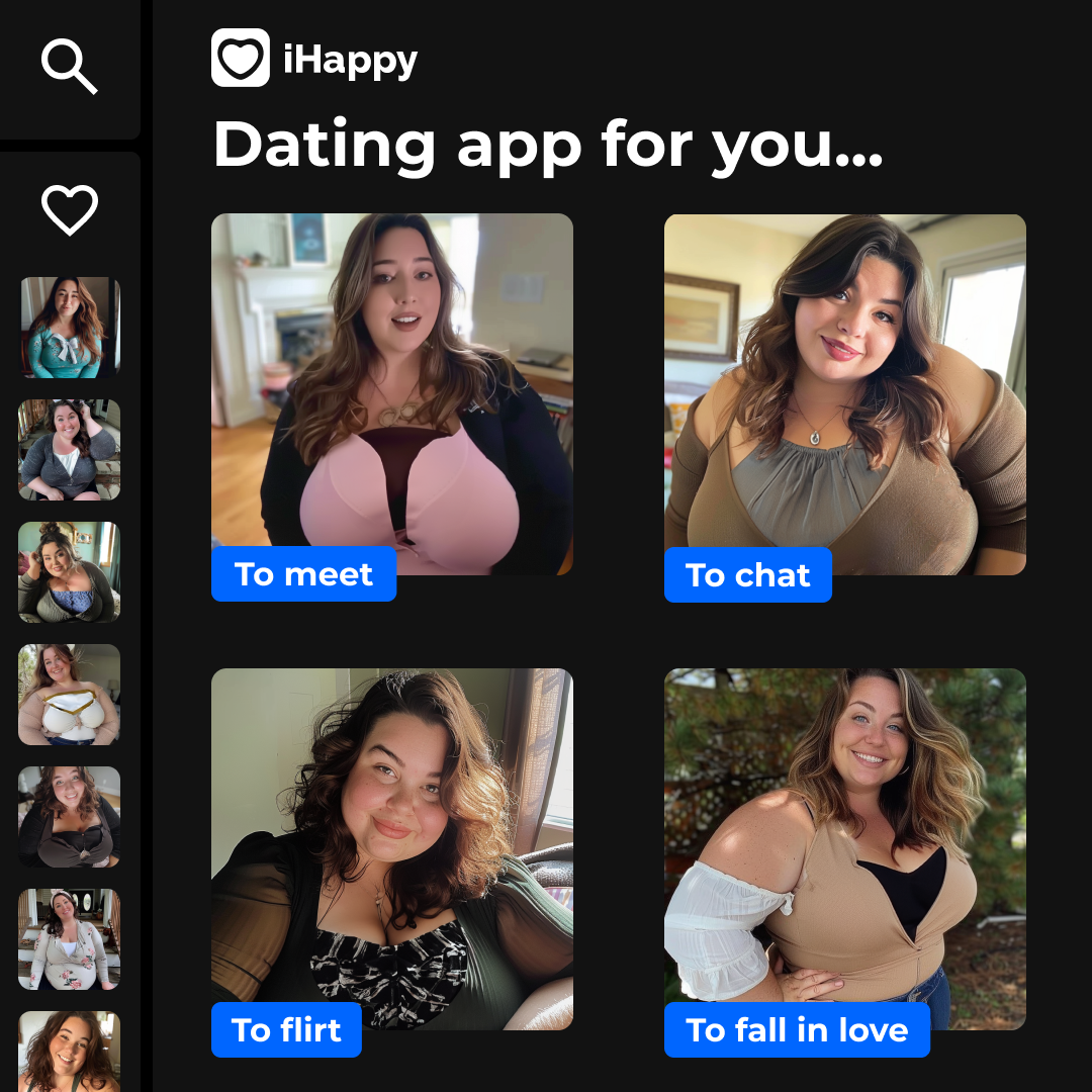 IHappy - Dating and chat for free Facebook ad