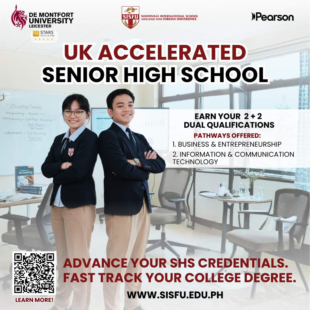 Southville International School Affiliated with Foreign Universities Facebook ad