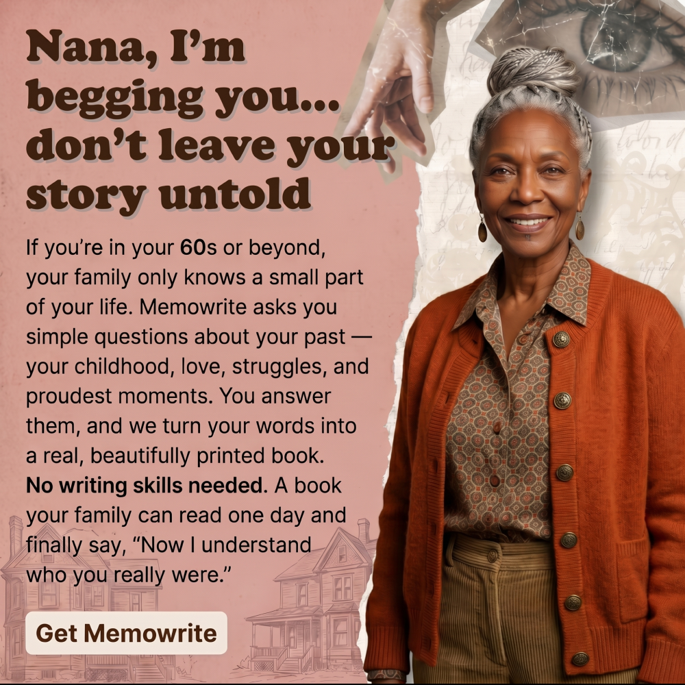 Memowrite Facebook ad