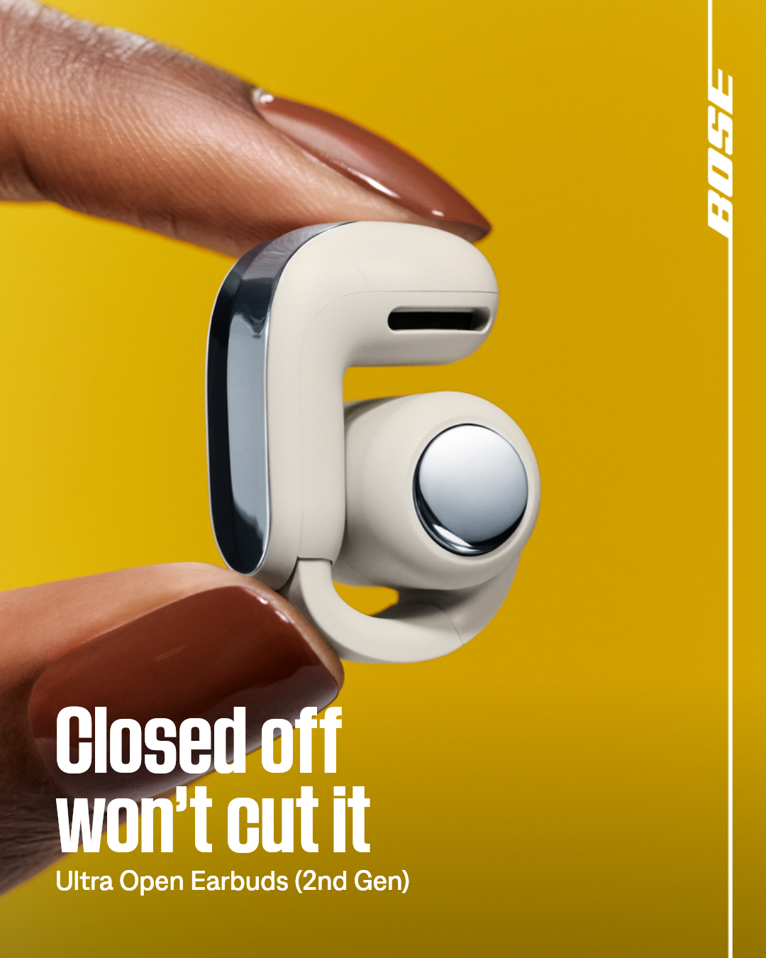 Bose Facebook ad: Ultra Open Earbuds (2nd Gen)