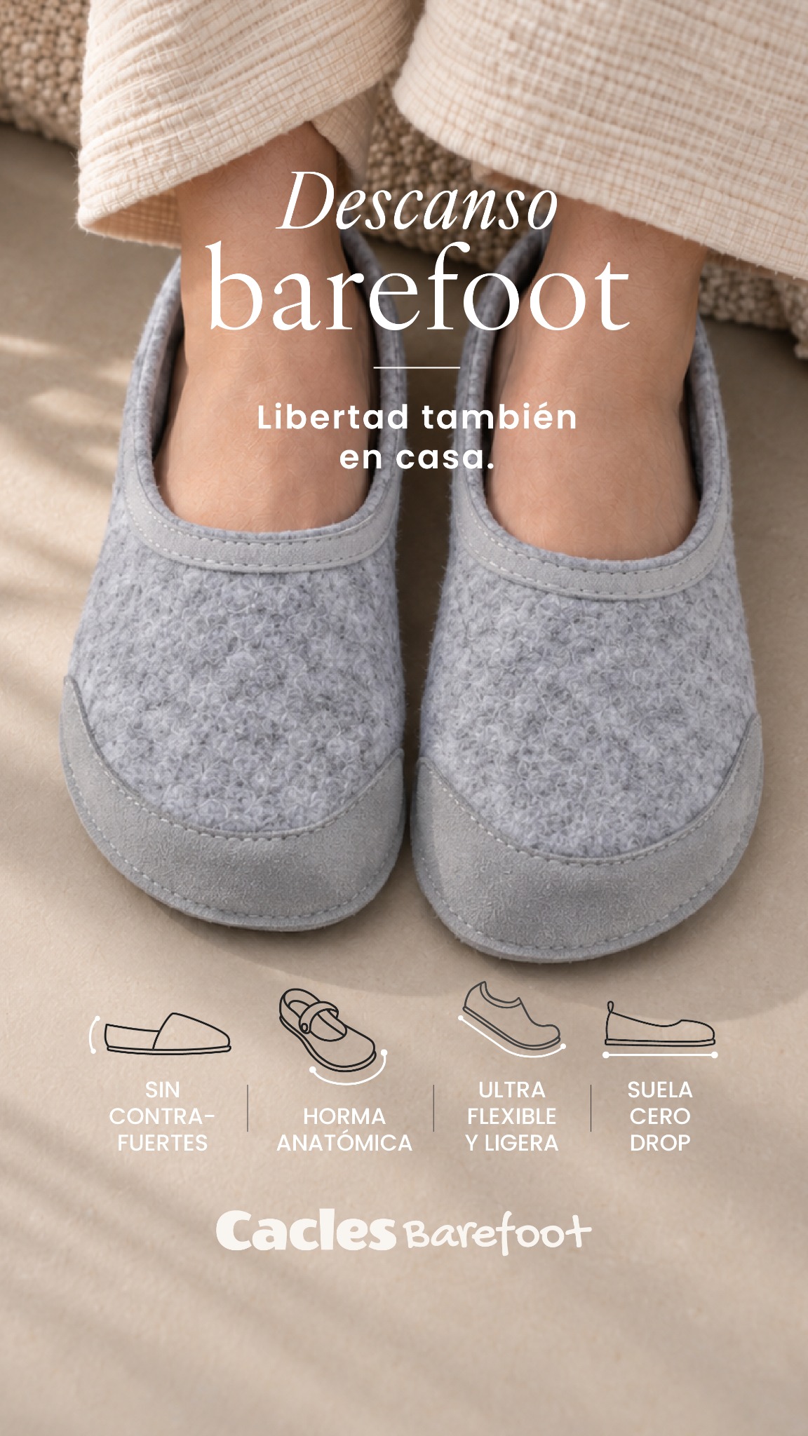 Cacles Barefoot Facebook ad