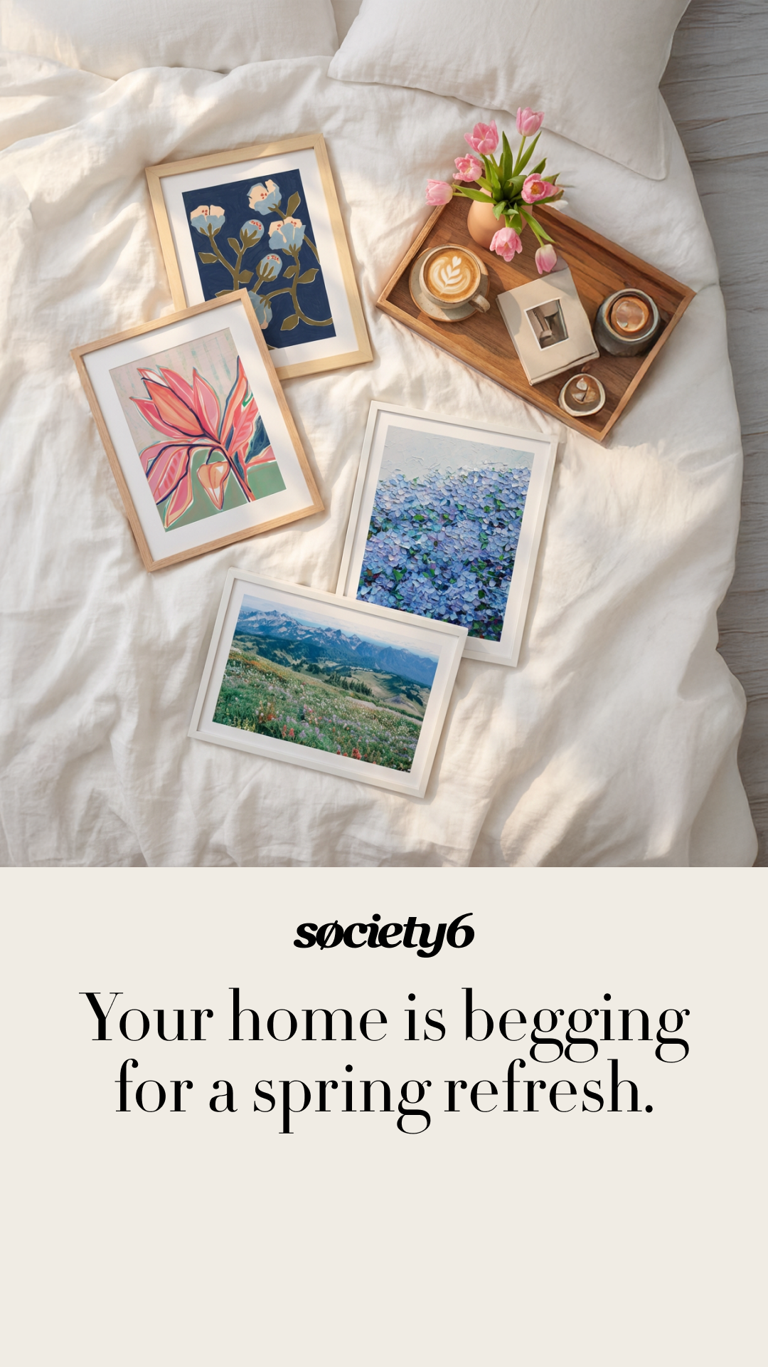Society6 Facebook ad