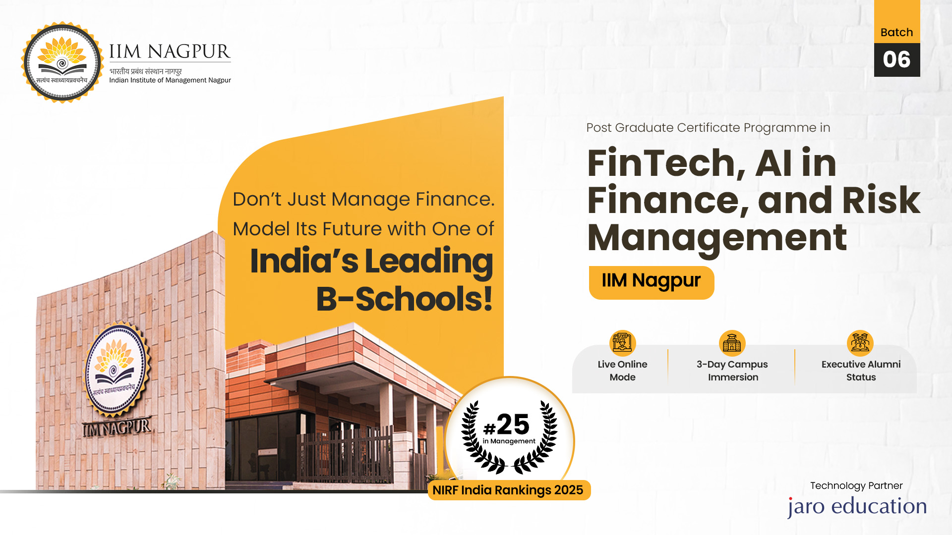 IIM Nagpur - Online Certificate Programs Facebook ad from Jul 10, 2026