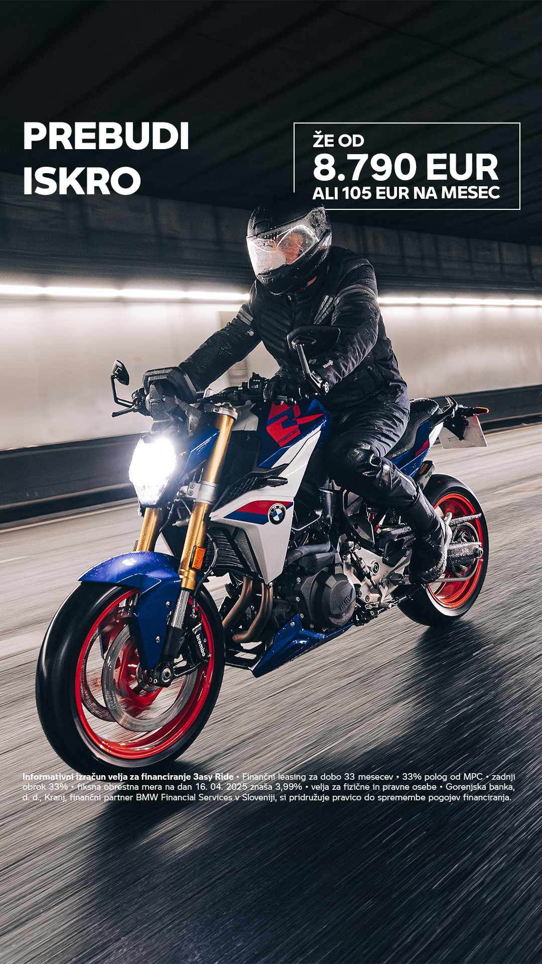 BMW Motorrad Slovenija Facebook ad from Apr 17, 2026