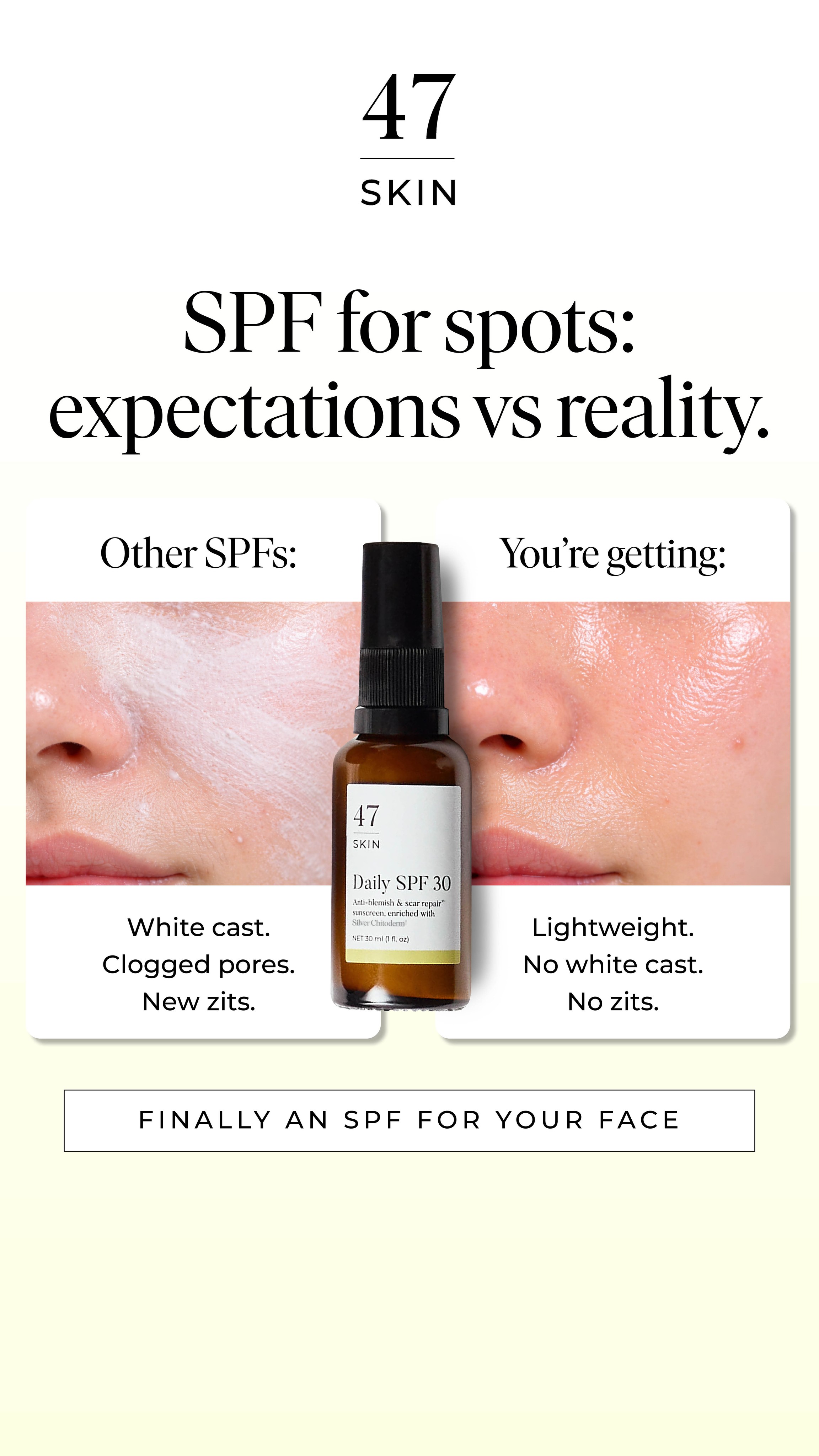 47Skin Facebook ad