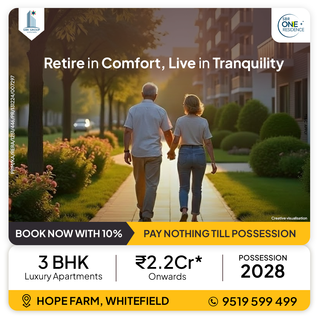 SBR One Residence Facebook ad: 9519599499 For More Details