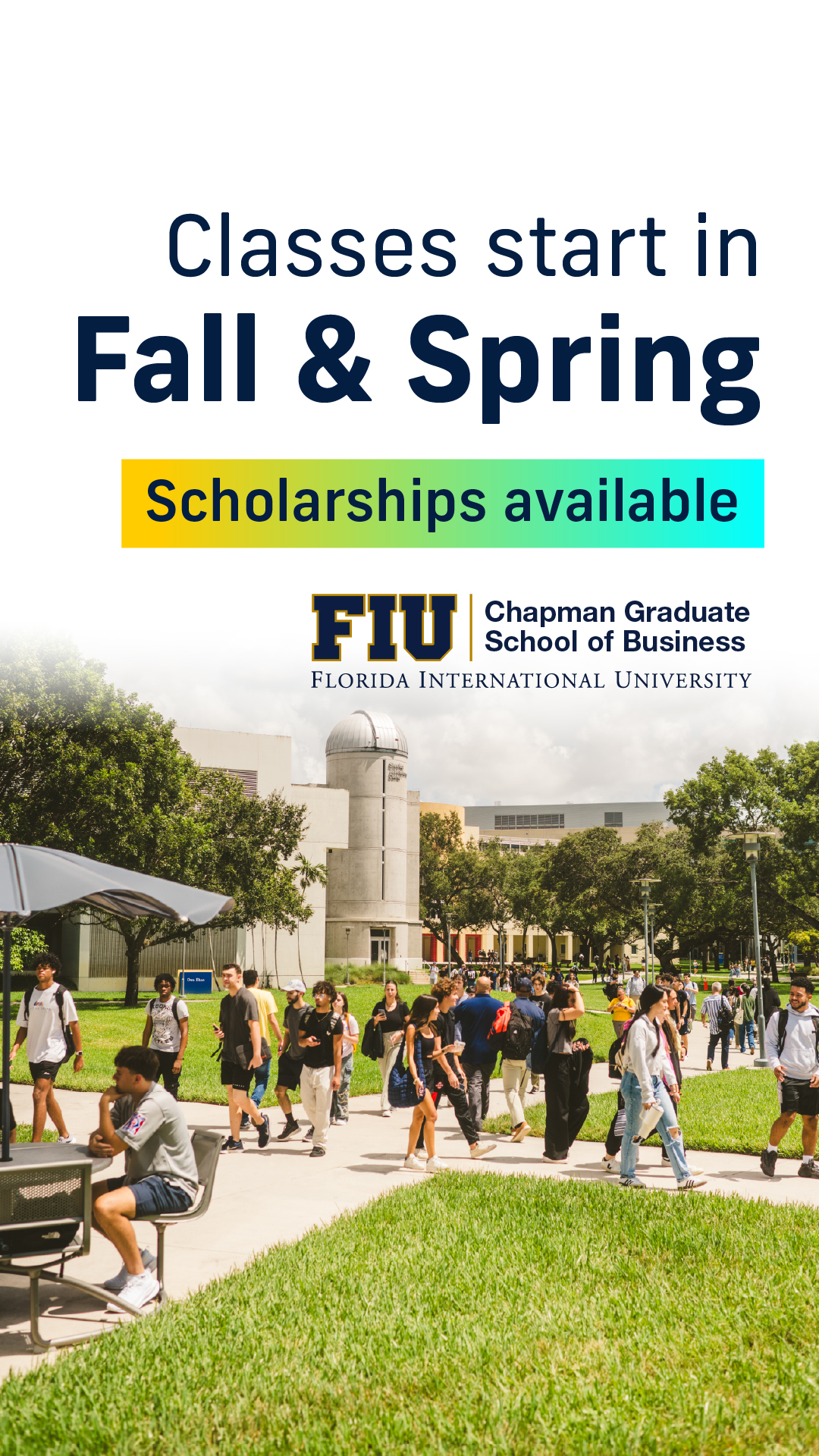 FIU Chapman Graduate School of Business Facebook ad