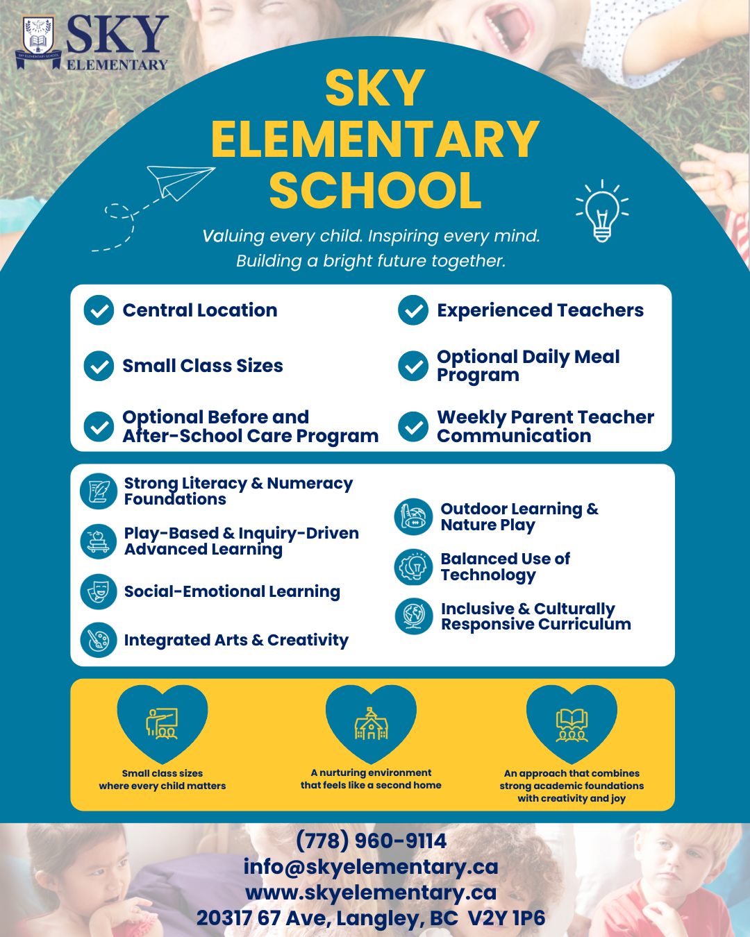 SKY Elementary School Facebook ad