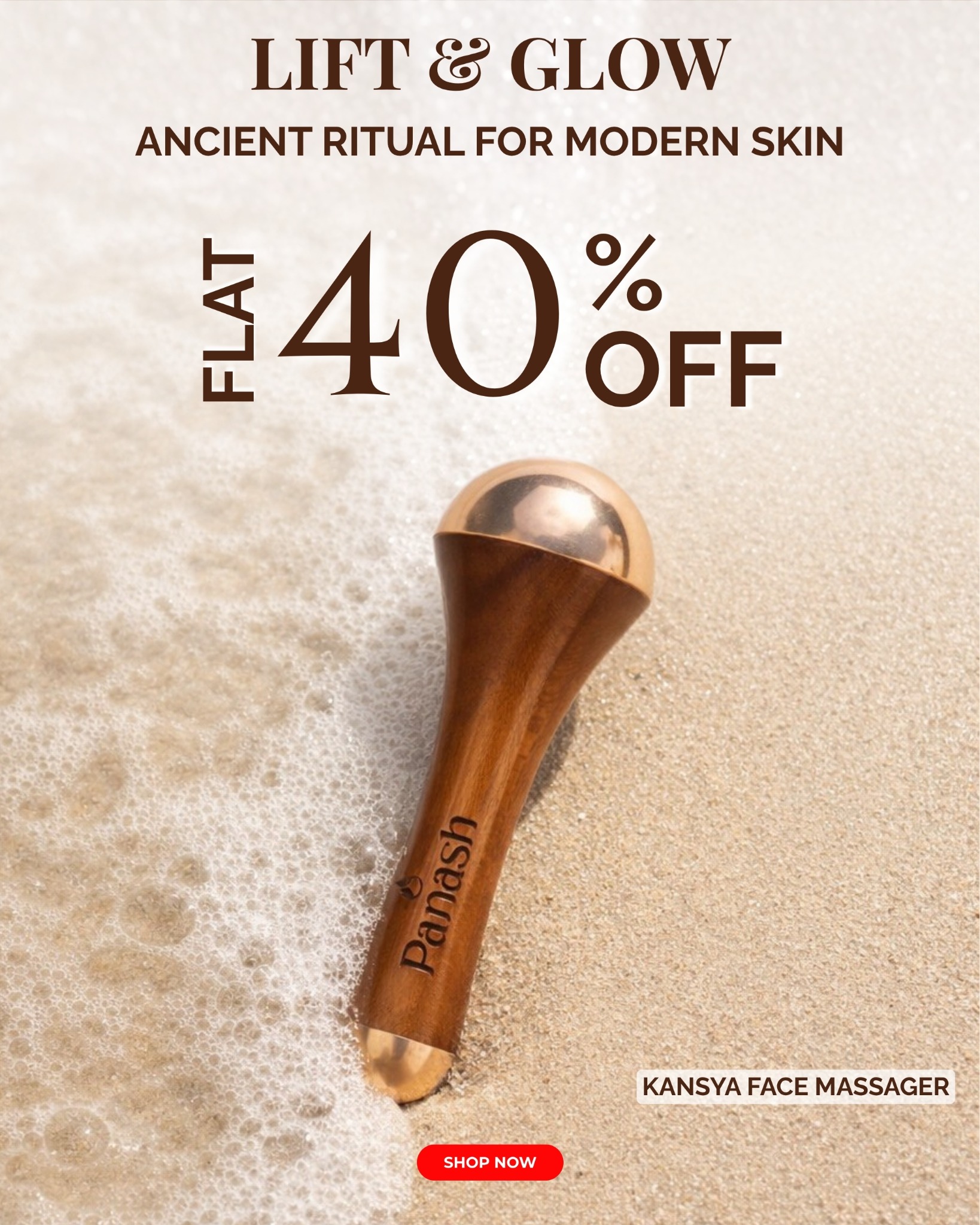 Panash Wellness Facebook ad: Flat 40% OFF on Bestseller