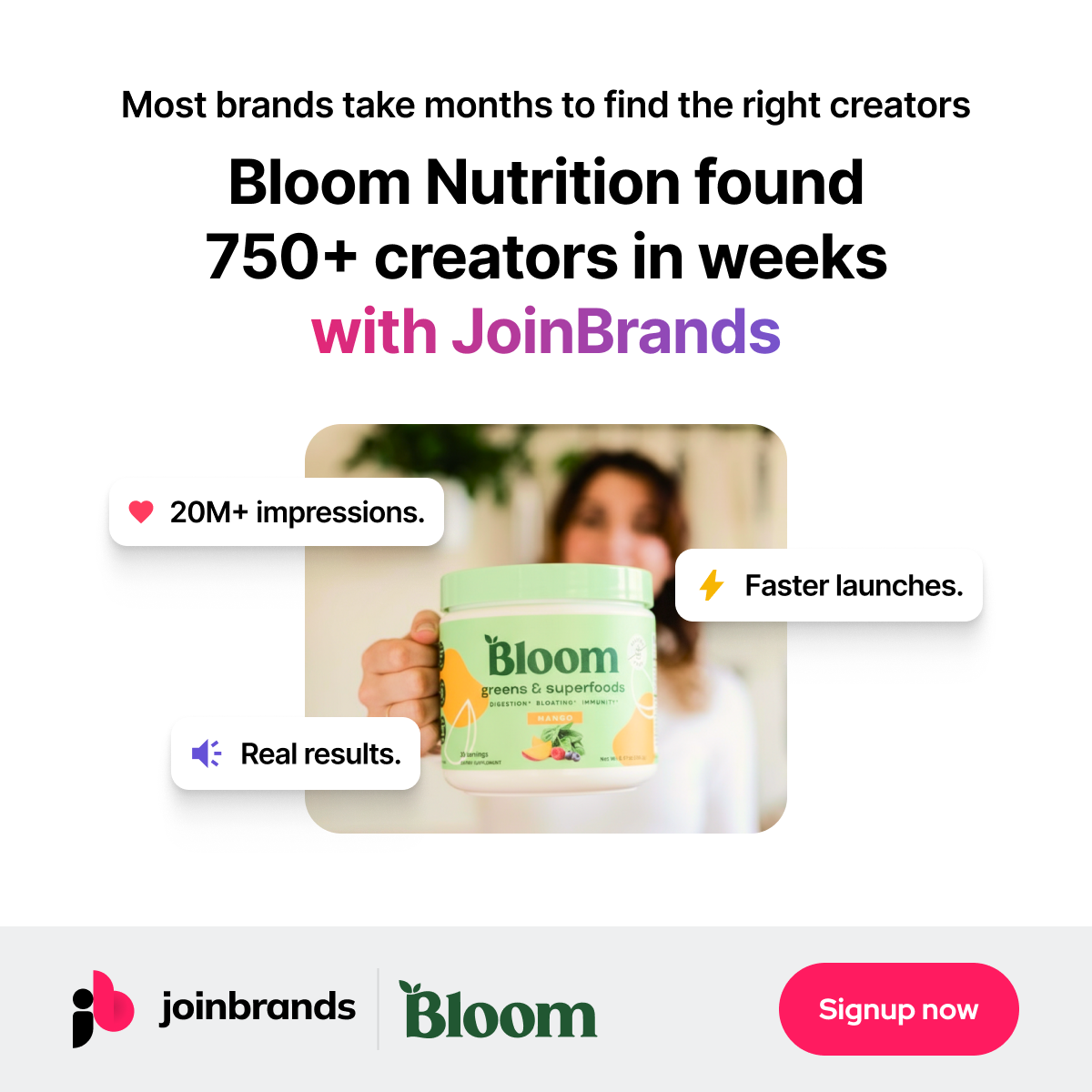 JoinBrands Facebook ad
