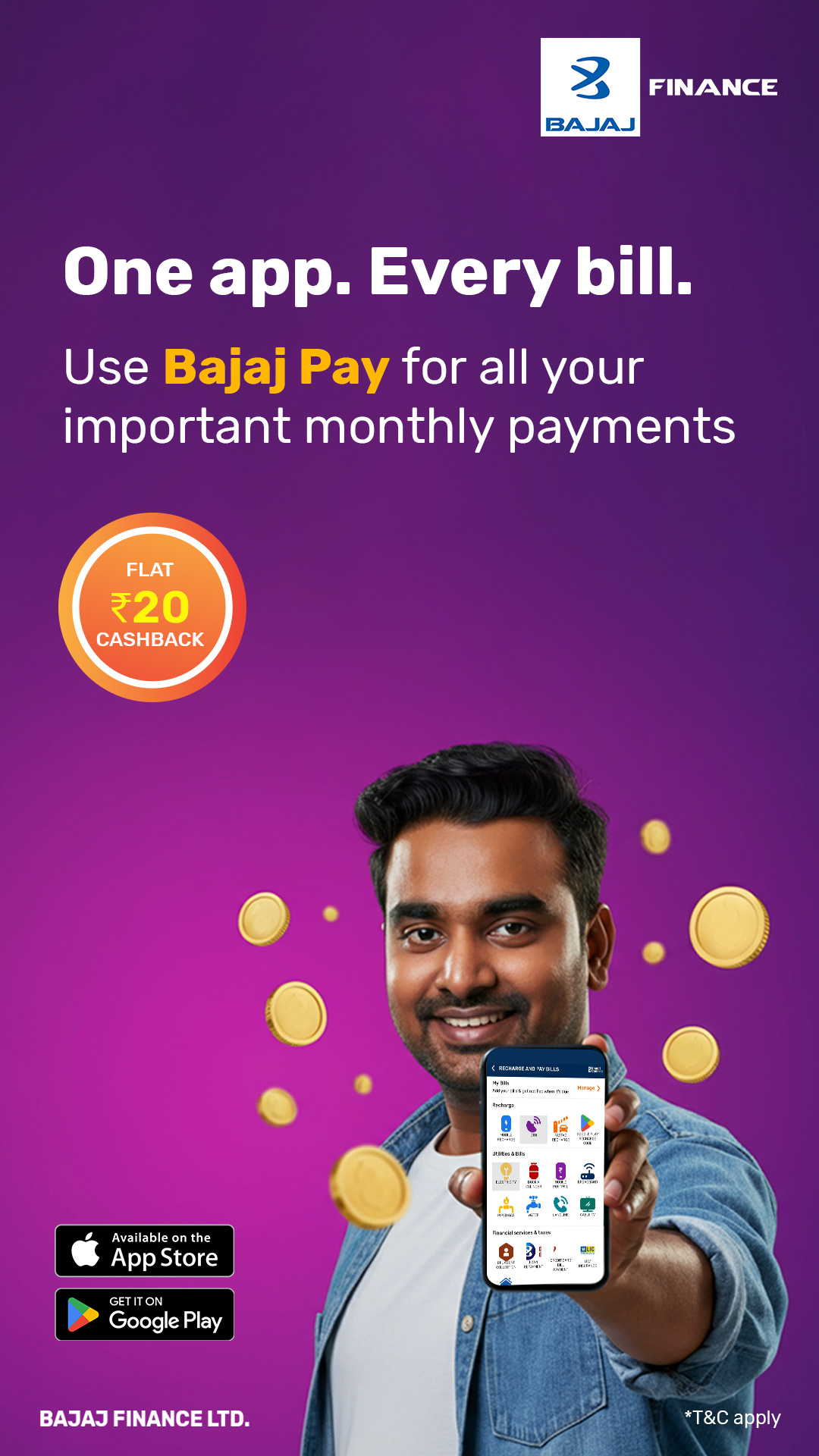 Bajaj Finserv Facebook ad