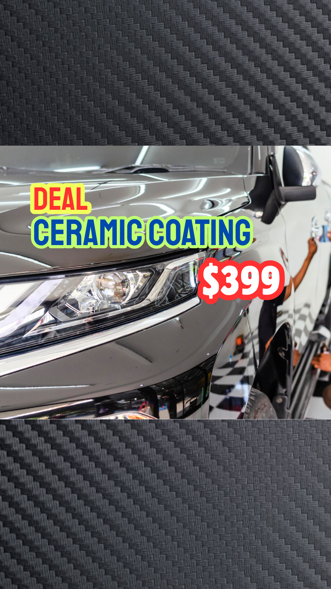 Atlas Detailing Houston Facebook ad: Book Now