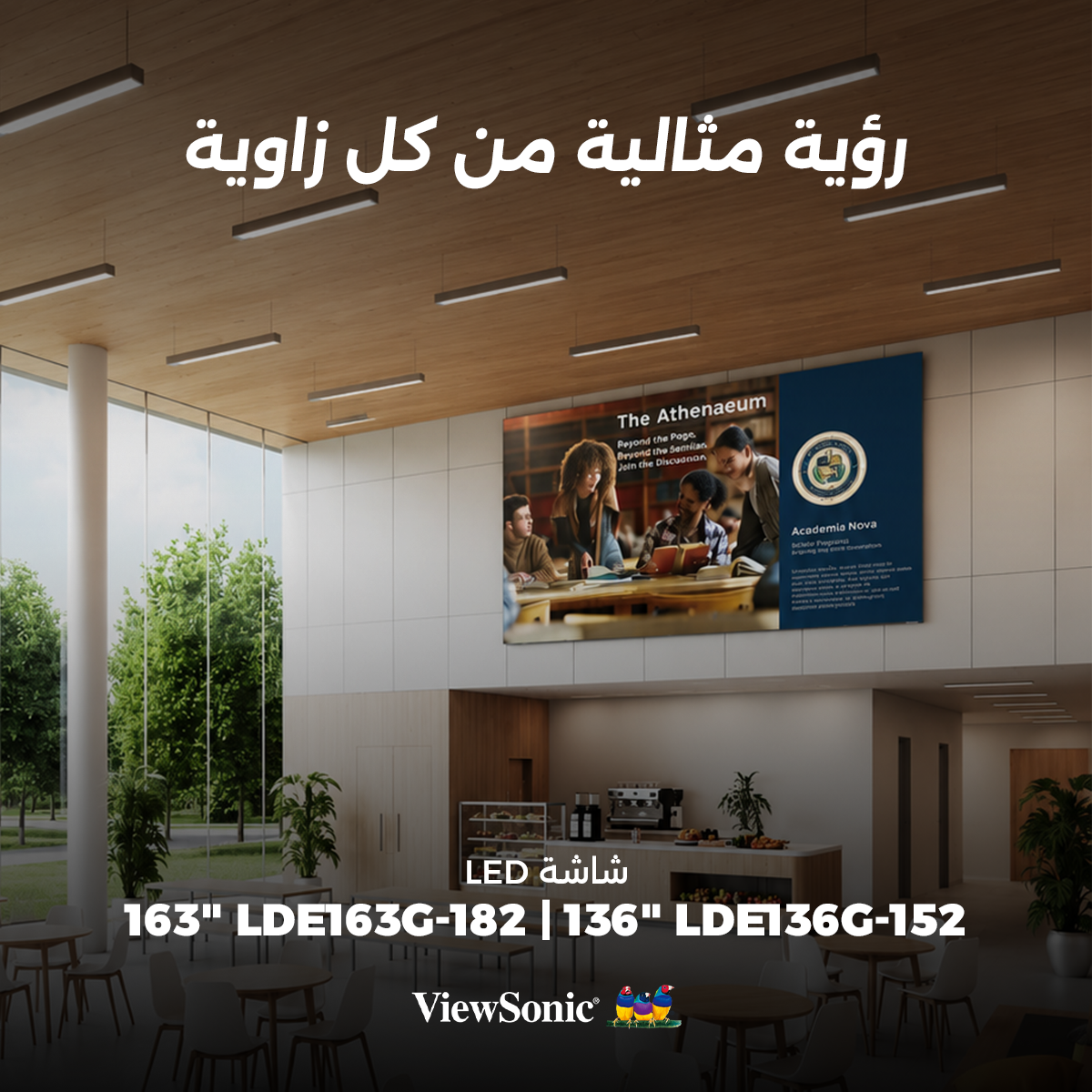 ViewSonic Facebook ad: من معلومات الرحلات إلى إرشادات التوجيه، ومن الإعلانات…