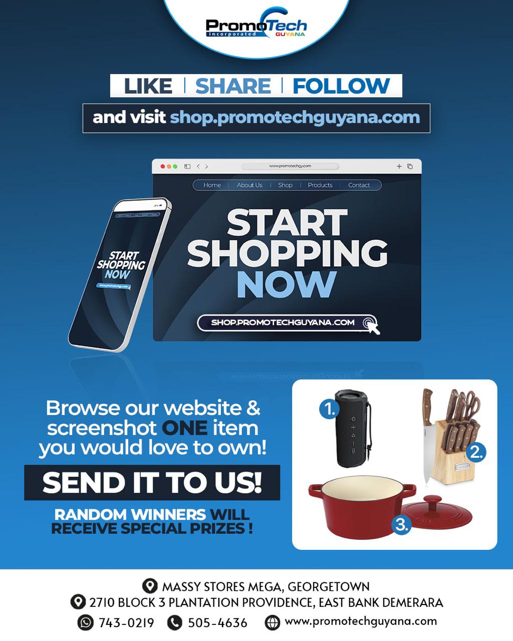Promotech Inc- Guyana Facebook ad: Promotech Guyana | IT Solutions & Electronics Superstore