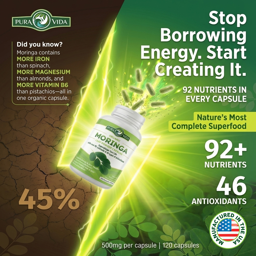 Pura Vida Moringa Facebook ad