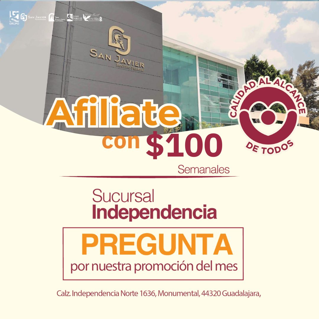 Recinto funeral San Javier Facebook ad: Plan de Servicios Funerarios Previsorios desde $100…