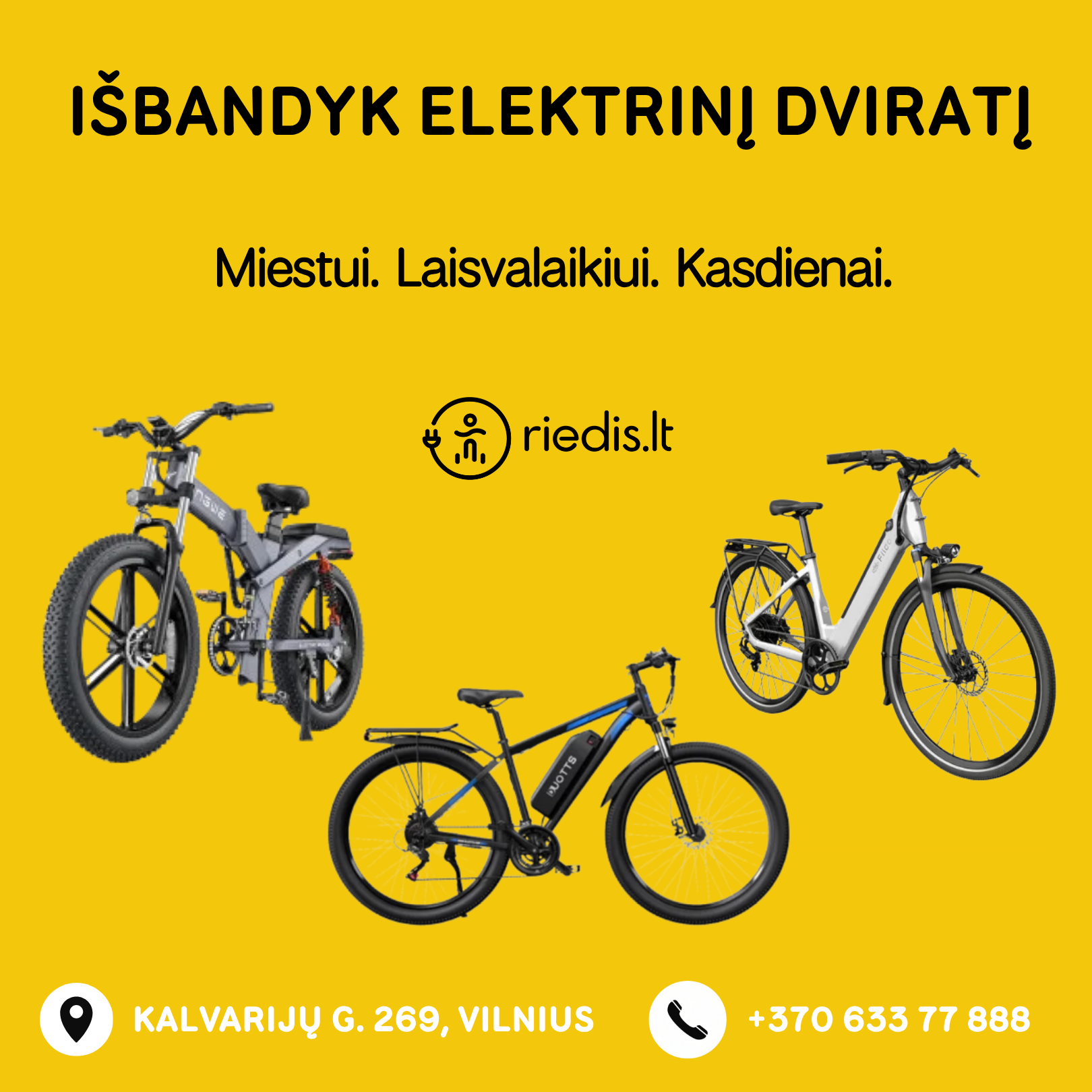 Riedis.lt Facebook ad