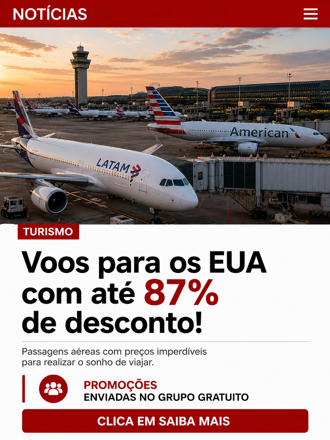Agencia Voos Facebook ad